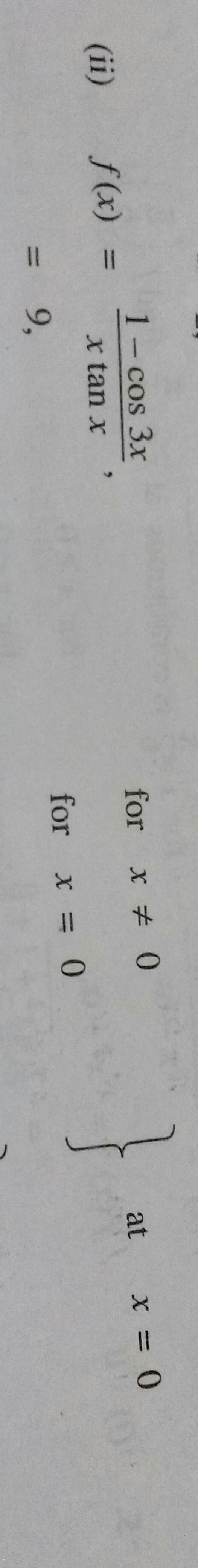 Question image for Discuss thr continuity redegine so as to remove th